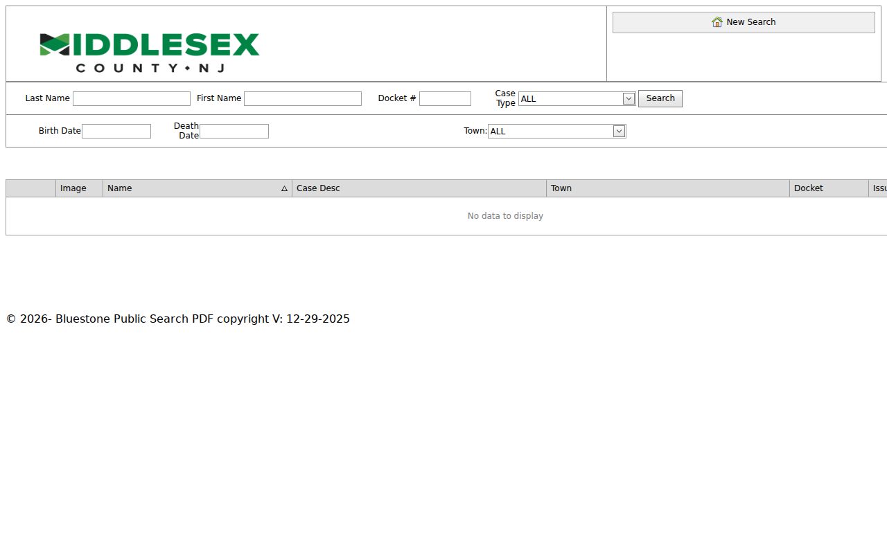 South Plainfield resident lookup using the Middlesex Surrogate probate search