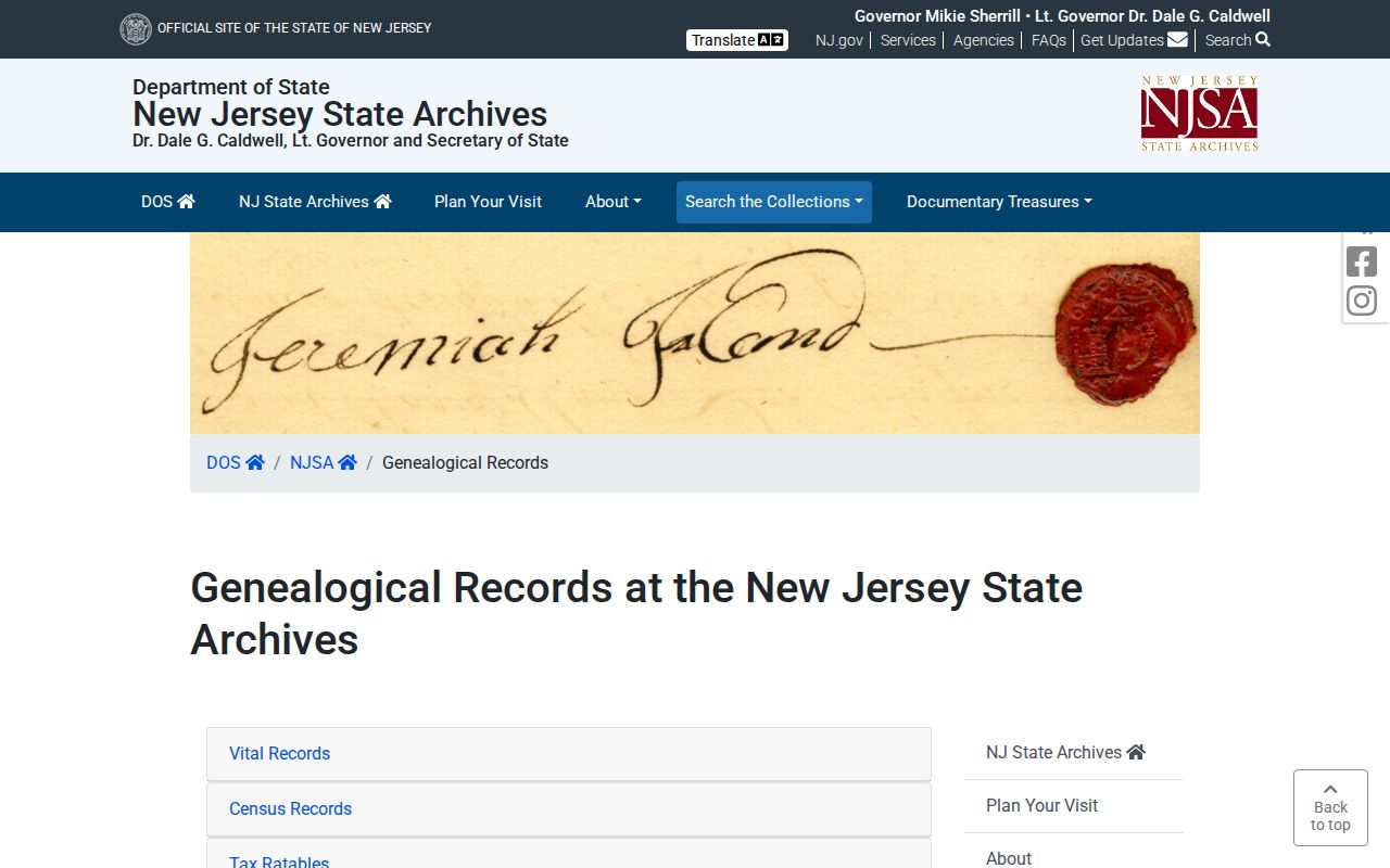 South Plainfield city directory research through New Jersey State Archives genealogical collections