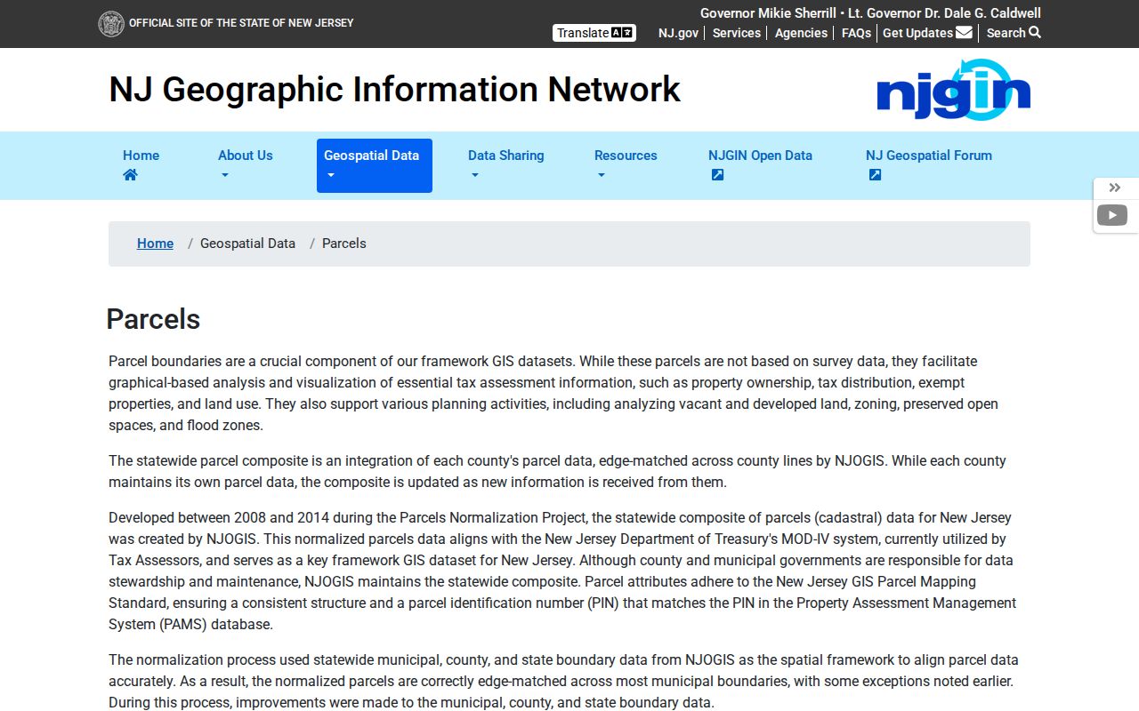 South Plainfield residents directory NJGIN parcel search resources